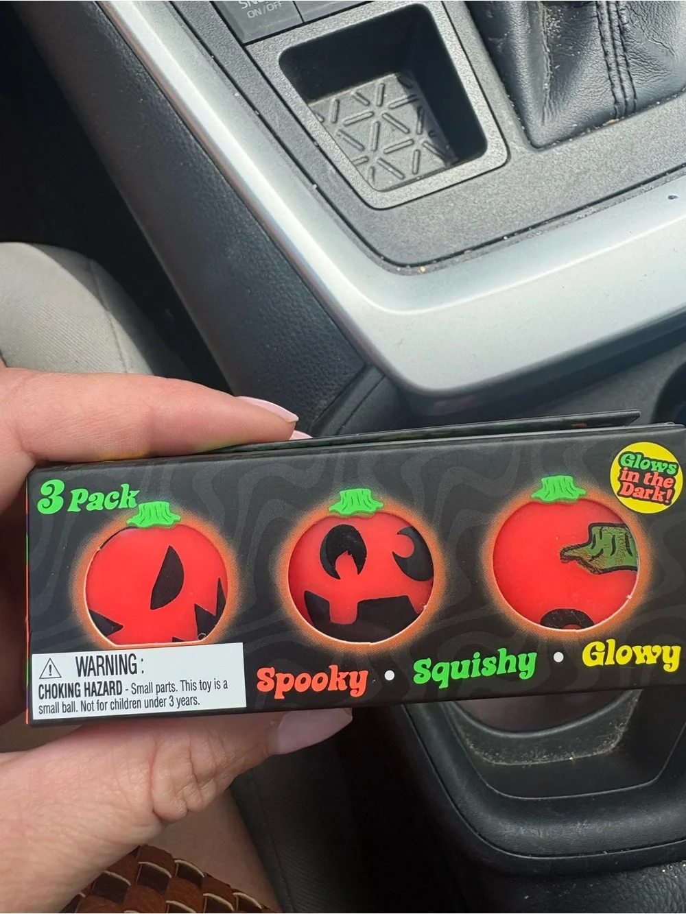 Teenie Jack-O'-Lantern Glow Pumpkin Party Toy - Orange by